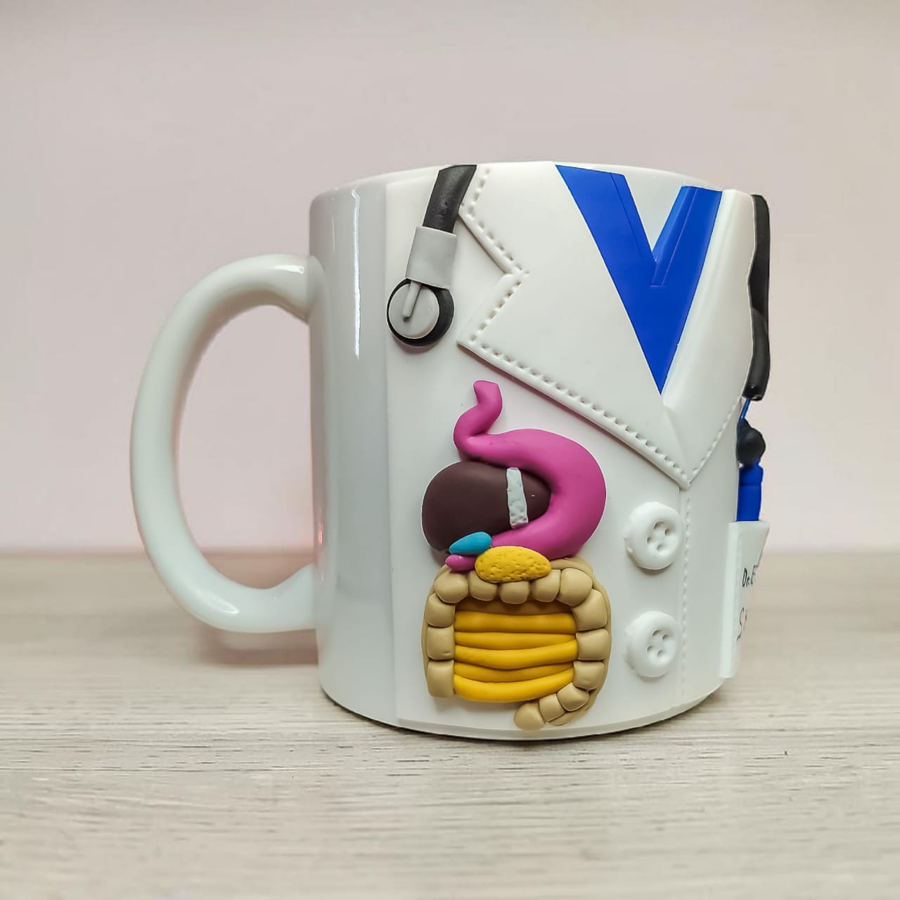 Mug Personnalisé Artisanale en Argile Polymère