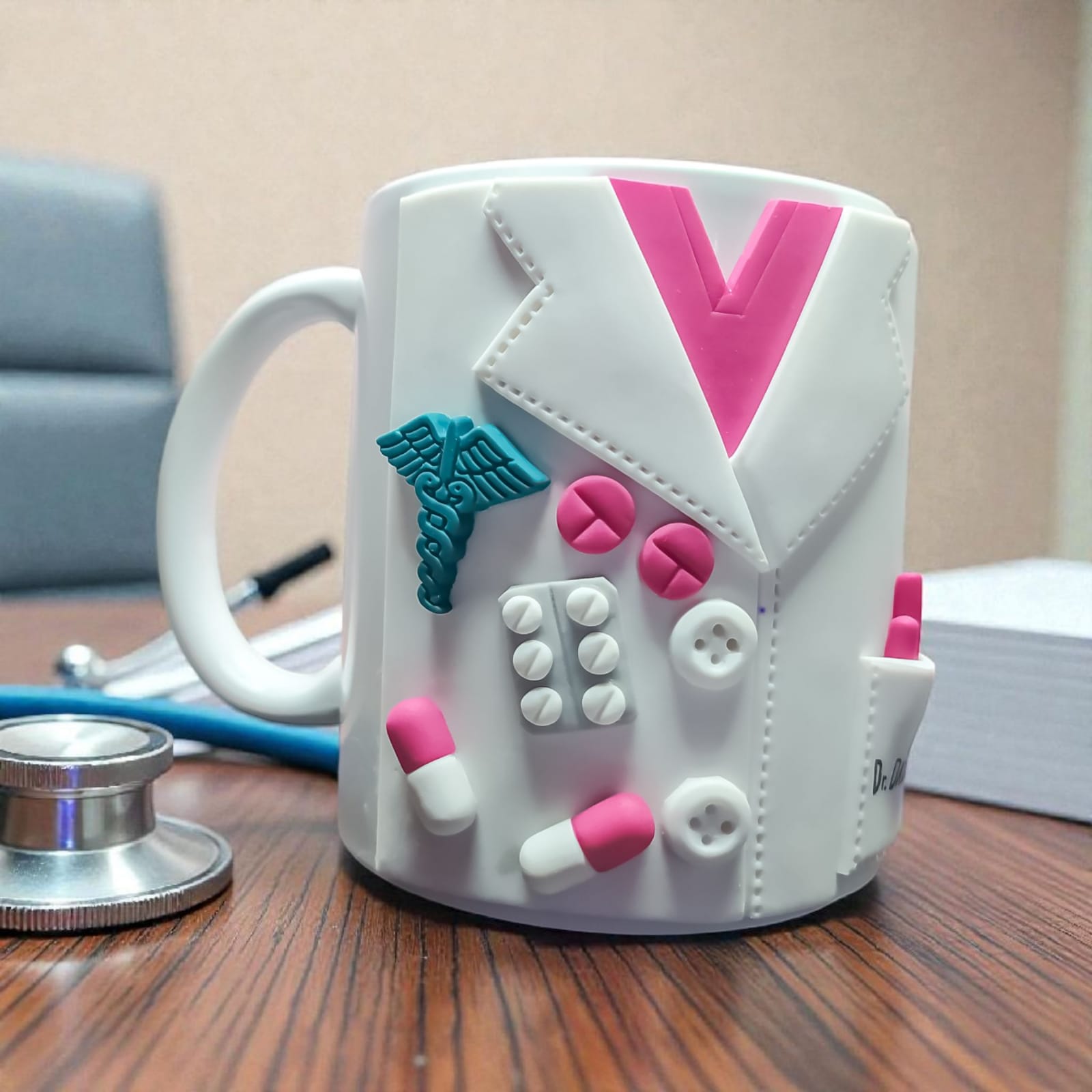 Mug Personnalisé Pharmacien – L'Élégance de la Pharmacie au Quotidien